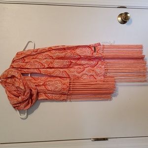 New Michael Michael Kors women's silky long fringed dress scarf